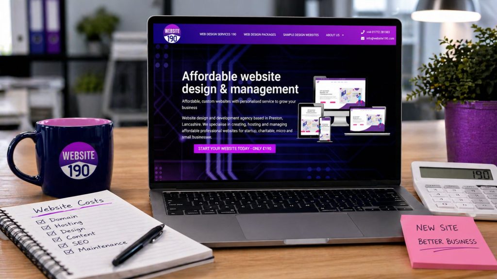 Website design services - Website190