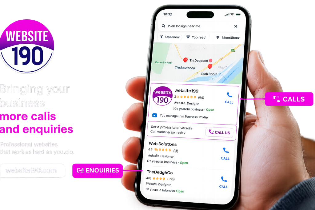 Local Customers of website design for small business Depend on Mobile Search